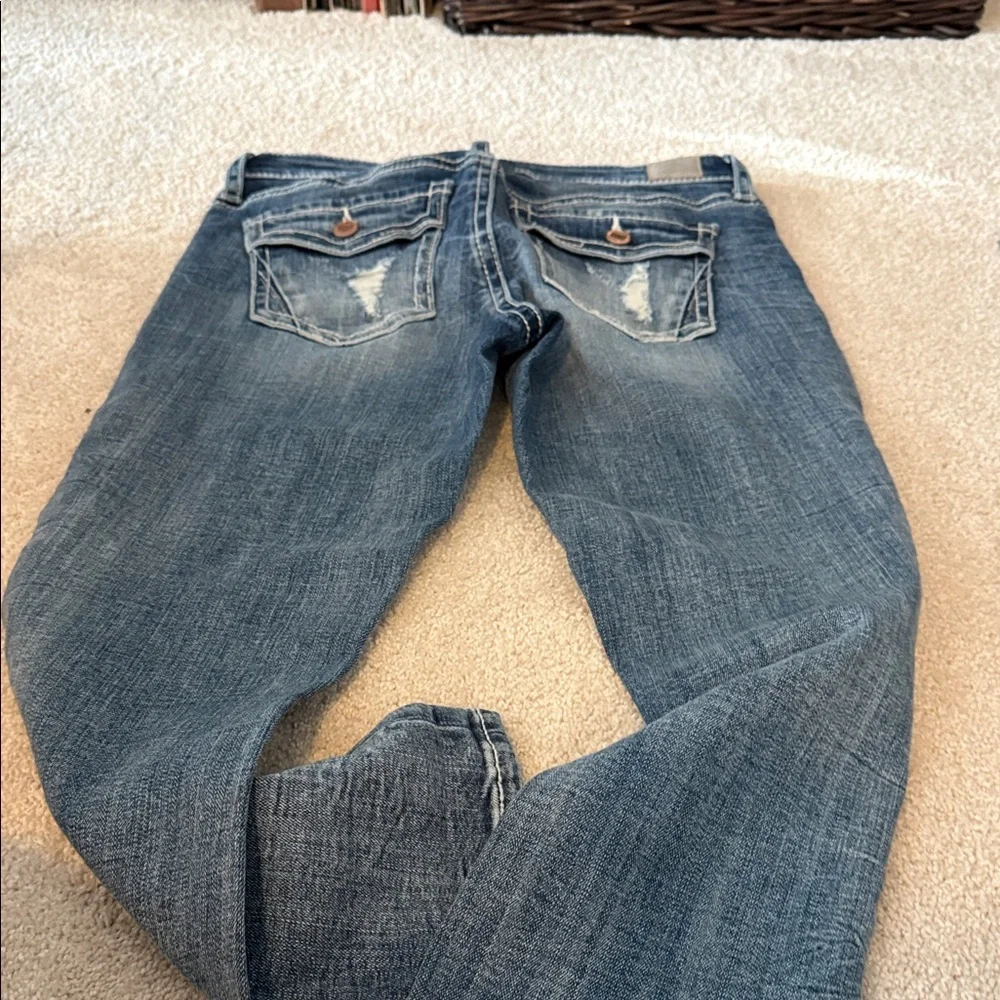 Daytrip Classic Blue Straight Leg Jeans - Picture 5 of 5